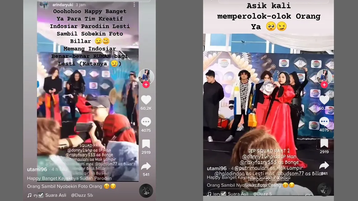 Heboh! Foto Rizky Billar Disobek Kru TV dalam Acara HUT Indosiar, Diduga karena Hal Ini