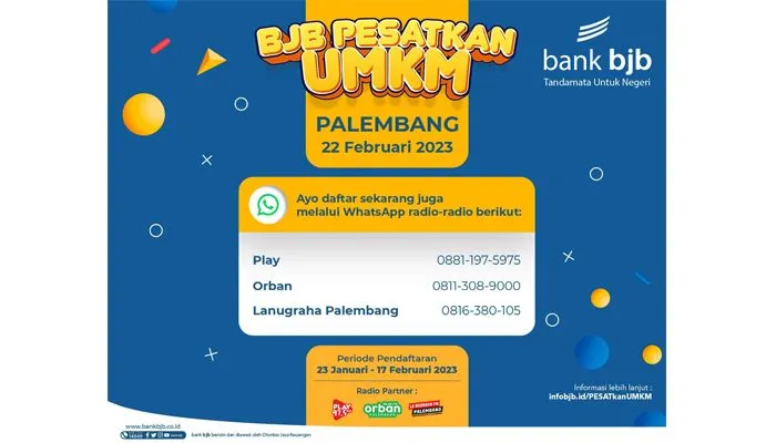 Ikuti Workshop Bisnis bjb PESATkan UMKM di Palembang
