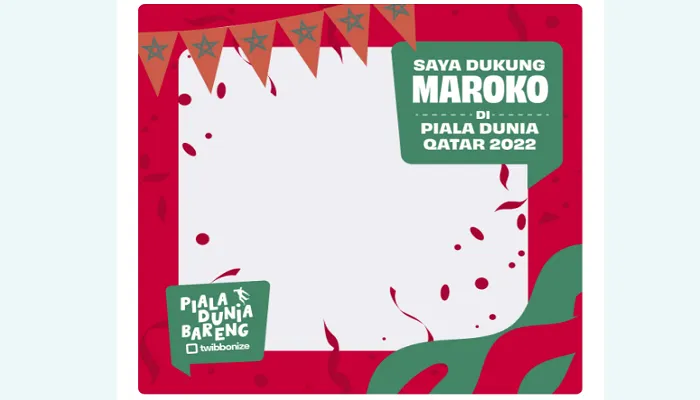 Link Twibbon Gratis untuk Dukung Timnas Maroko di Piala Dunia 2022 Qatar, Cocok Dibagikan di Media Sosial!