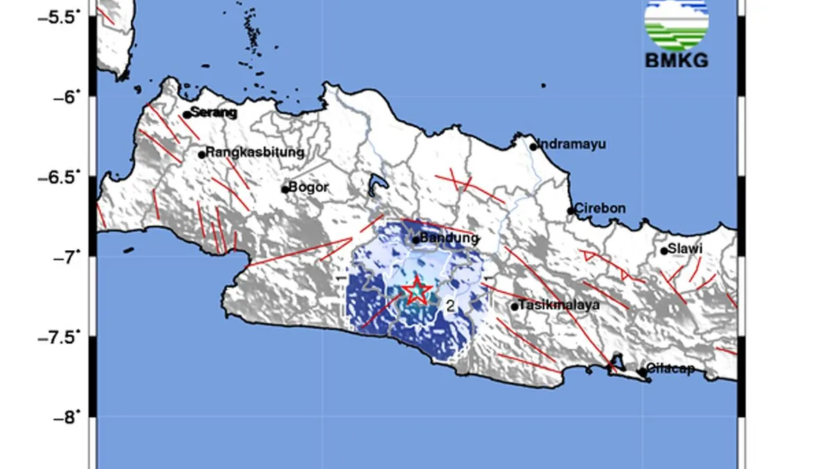 Gempa Terkini Sabtu 28 Januari 2023 Guncang Bandung dengan Magnitudo 4,0