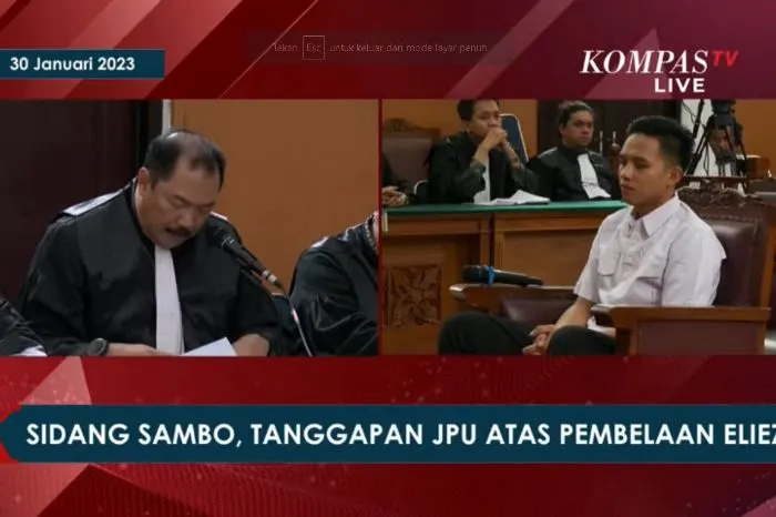 Lewat Sidang Replik, Jaksa Anggap Richard Eliezer dan Ferdy Sambo Melakukan Kerja Sama yang Sempurna