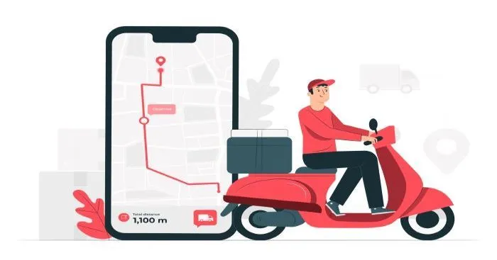 Ilustrasi ojek online