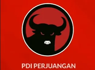 Ilustrasi logo PDIP yang bakal bertarung pada Pilpres 2024