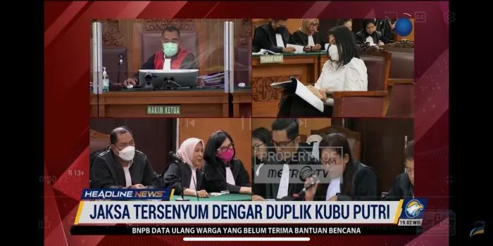 Terkuak! Senyum Sinis Jaksa Mendengar Duplik Putri Candrawati, Ternyata Karena Hal ini…