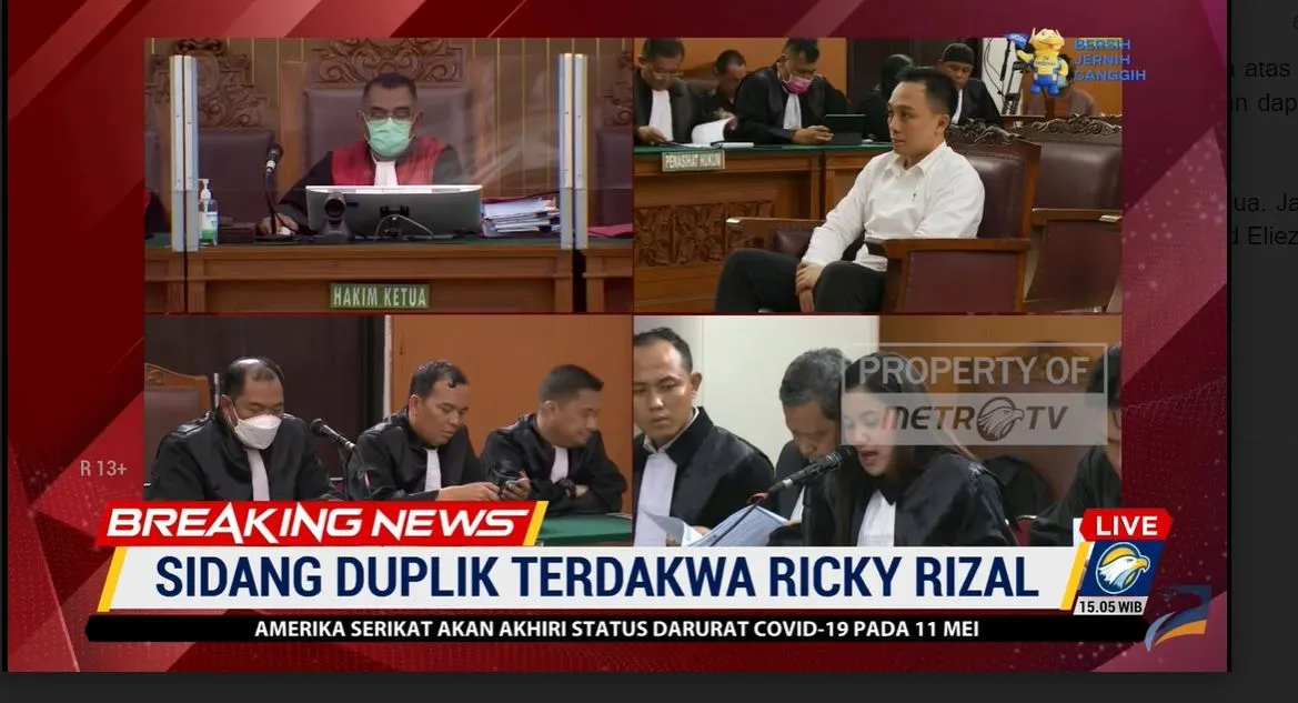 Ngeri! Kuasa Hukum Ricky Rizal Cecar JPU dalam Sidang Duplik: Jaksa Egois, Manipulatif dan Giring Opini?