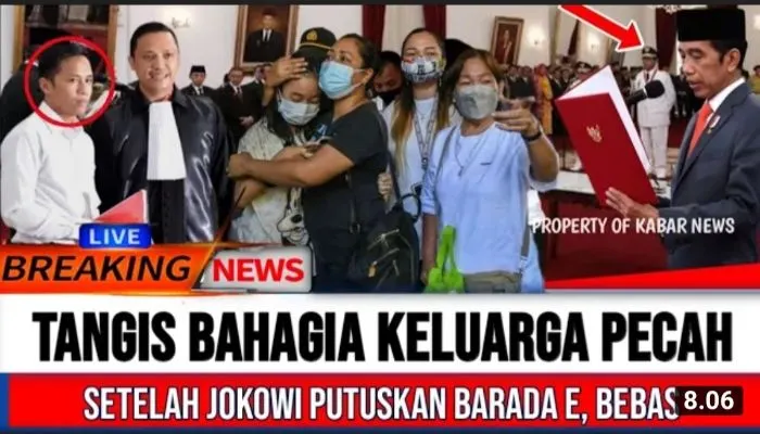 Begini Tangis Bahagia Keluarga Pecah, Setelah Jokowi Nyatakan Bharada E Tak Bersalah dan Dibebaskan, Cek Faktanya!