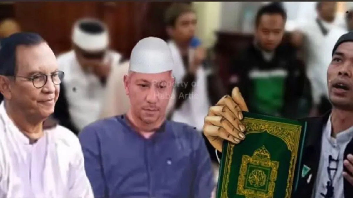 Heboh! Viral Video Ustadz Abdul Somad Bimbing Gading Marten Mualaf Untuk Menikahi Luna Maya, Benar Atau Tidak?