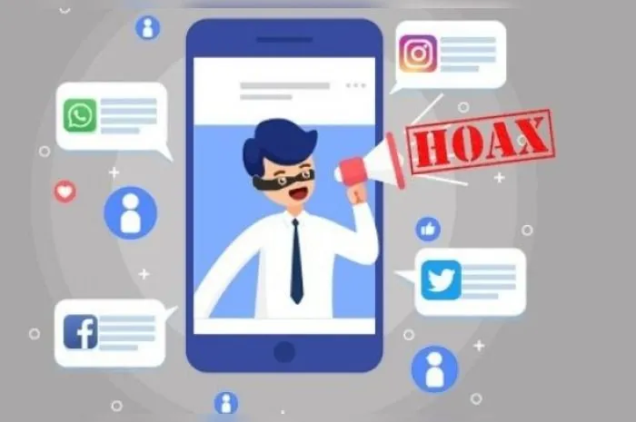 Ilustrasi informasi hoaks.