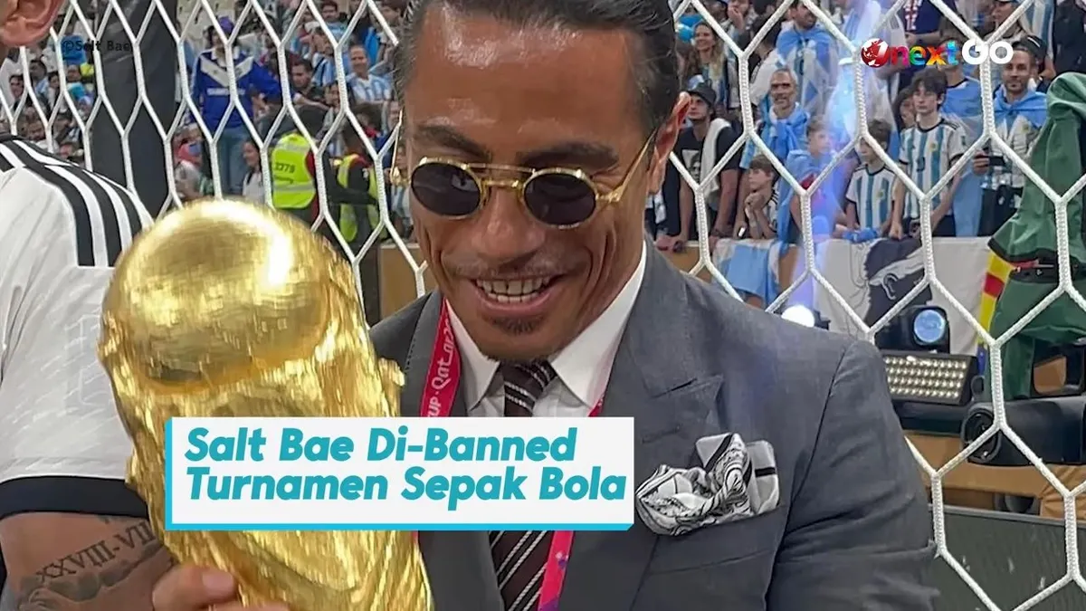 Koki Salt Bae Dikecam Setelah Pegang Trofi Piala Dunia 2022, Melanggar Aturan FIFA!