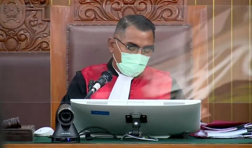Melalui anaknya, hakim Wahyu Iman Santoso mengucapkan terima kasih kepada masyarakat atas dukungan dan doanya dalam tangani kasus Sambo cs.