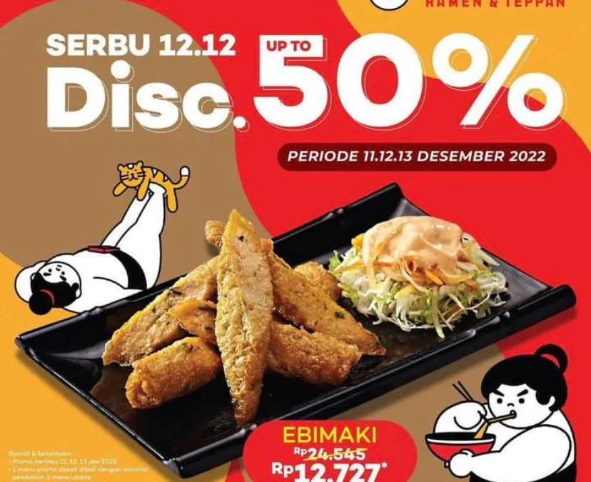 Serbu Promo 12.12 Flash Sale! Diskon hingga 50 Persen untuk Makanan dan Minuman, Cek Syarat dan Ketentuannya