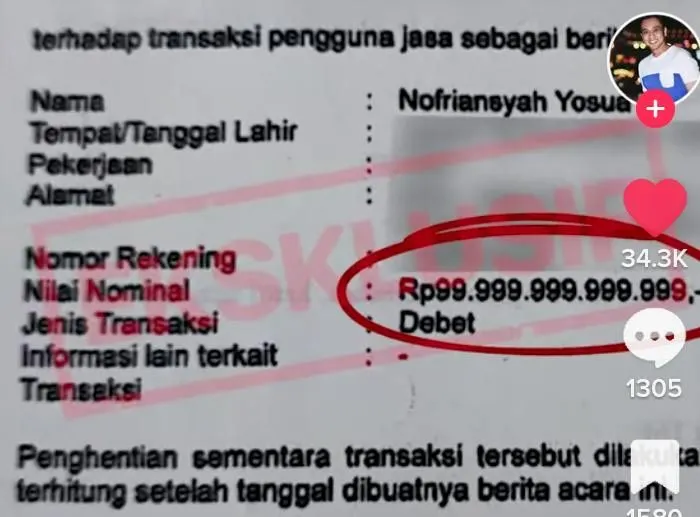Misteri 100 Triliun di Rekening Brigadir J, Yunus Husein: Bukan Saldo atau Rekening, Ga Ada Uang Segede Itu!