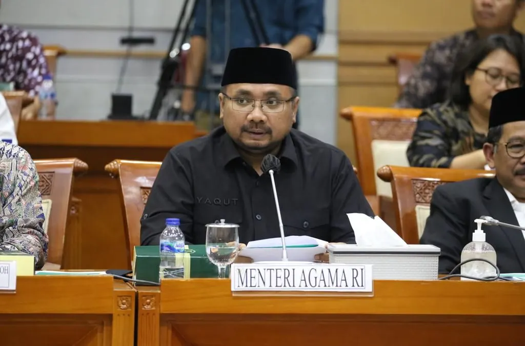 Tok, Biaya Haji Reguler Rp49,8 Juta: Begini Jadwal Rencana Perjalanan Haji 1444 H atau 2023 Masehi. foto: Menteri Agama Yaqut Cholil Qoumas