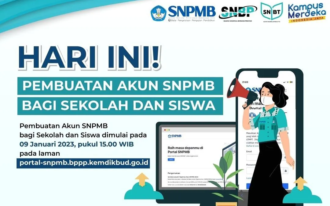 Telah Dibuka! Simak Jadwal dan Cara Pendaftaran Akun SNPMB, SNBP, dan SNBT 2023: Login snpmb.bppp.kemendikbud