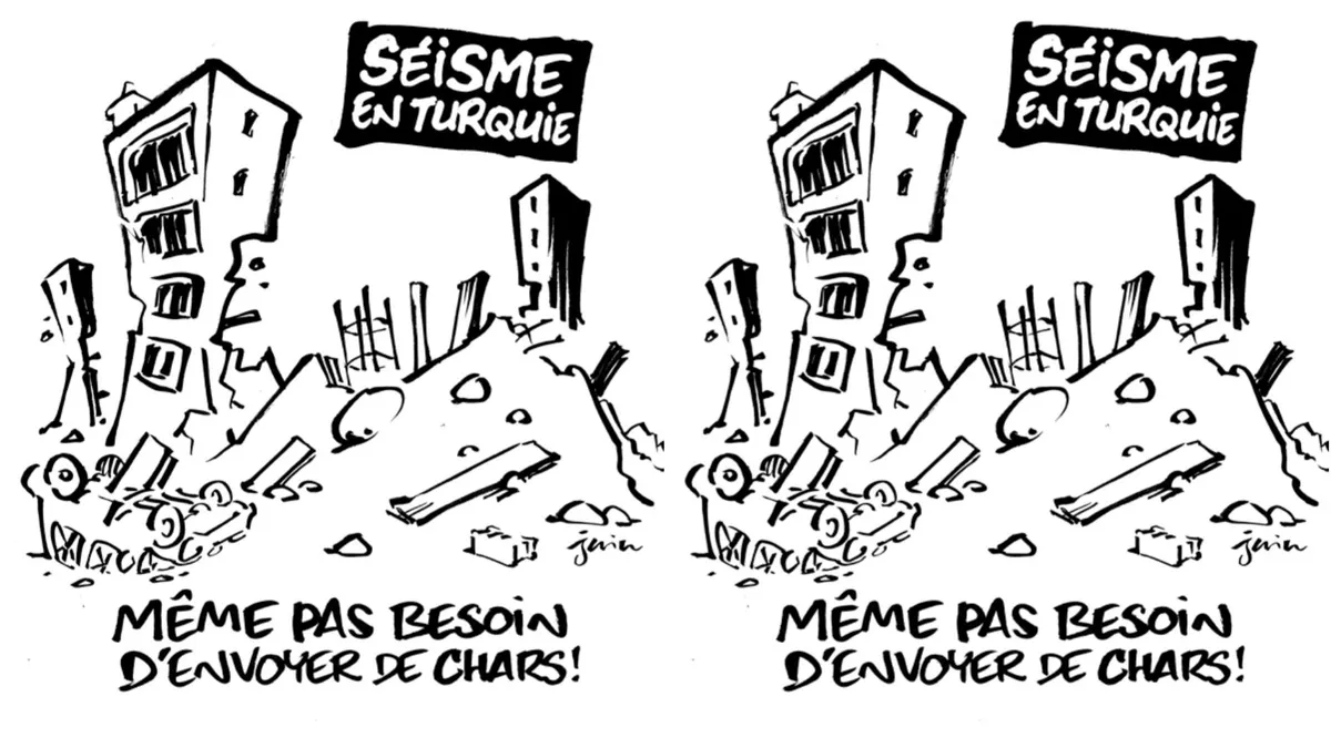Majalah Satir Charlie Hebdo Tuai Kecaman Setelah Terbitkan Kartun Ejek Gempa Turki