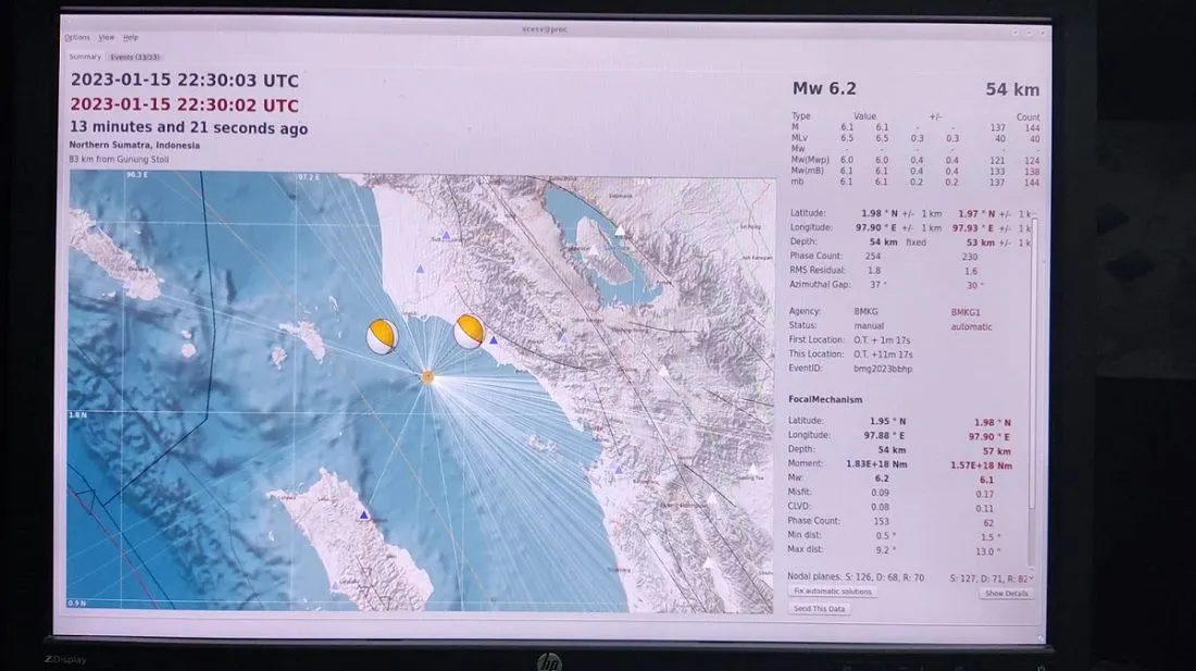 Gempa Aceh Singkil Skala Magnitudo 6,2: Ini Wilayah Yang Terguncang dan Dampaknya