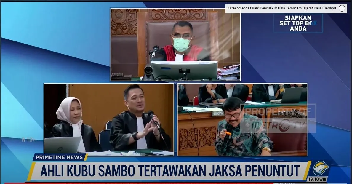 Kocak! Inilah Momen Lucu Saat Saksi Ahli Kubu Ferdy Sambo Tertawakan Jaksa hingga Puji Ganteng di Ruang Sidang