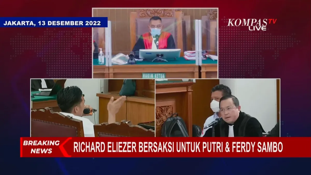 Debat Panas Bharada E dan Pengacara Ferdy Sambo di Ruang Sidang, Hakim Ikutan Geram: Tidak Perlu Membentak
