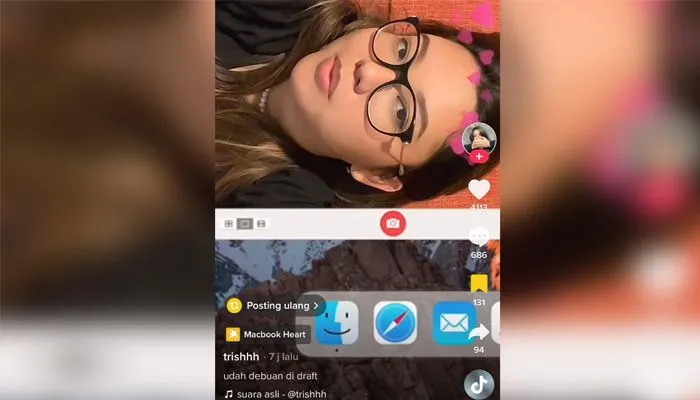 Bertepatan dengan Vonis Richard Eliezer, Trisha Eungelica Posting Ini di Tiktok, Ikut Senang dengan Putusan?