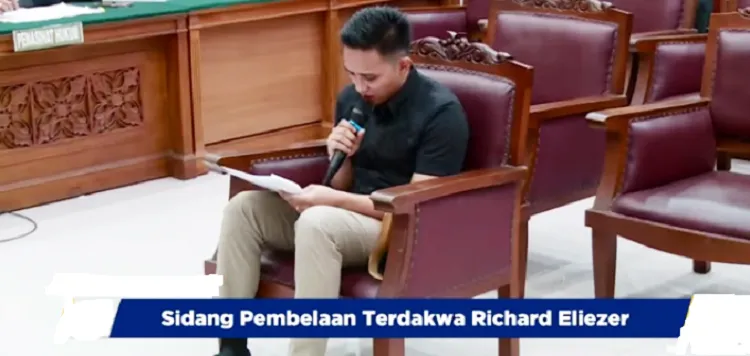 Richard Eliezer minta ini kepada tunangannya saat pembacaan pledoi