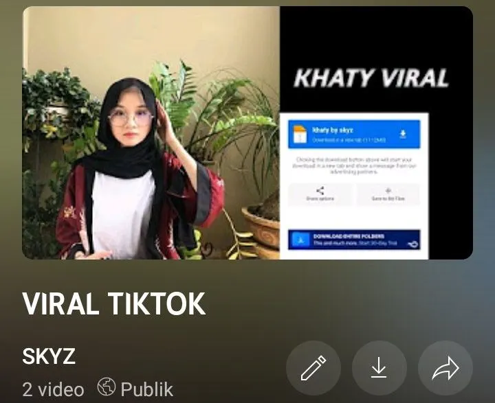 Heboh video Khaty viral di TikTok.
