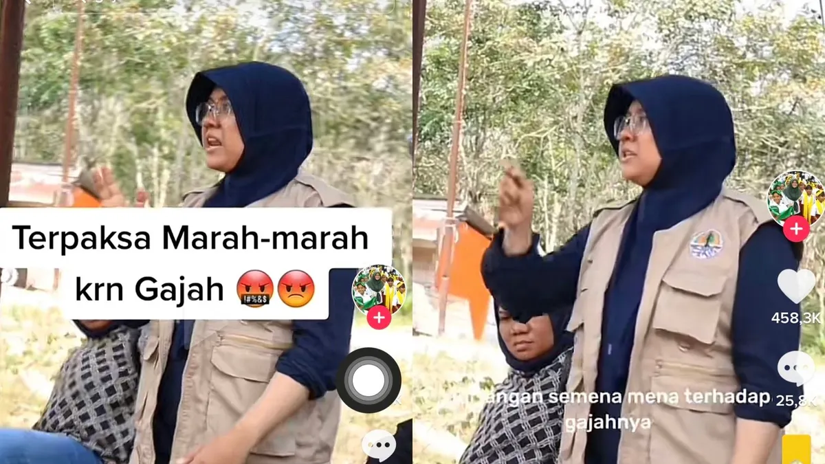 Viral! Video Afni Zulkifli dari LHK Terpaksa Marah Karena Gajah, Netizen Malah Beri Dukungan, Kok Bisa?
