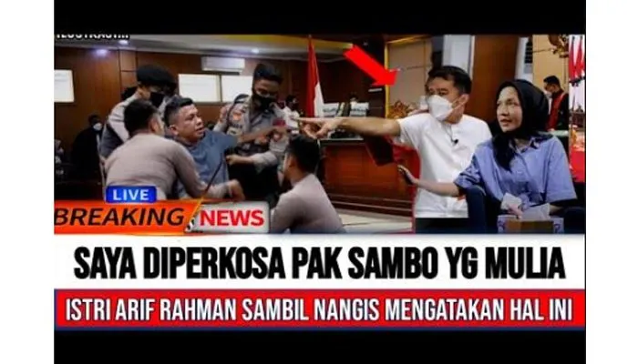 Tak Bisa Menahan Tangis! Istri Arif Rachman Ceritakan Bahwa Dirinya Diperkosa Ferdy Sambo, Cek Faktanya
