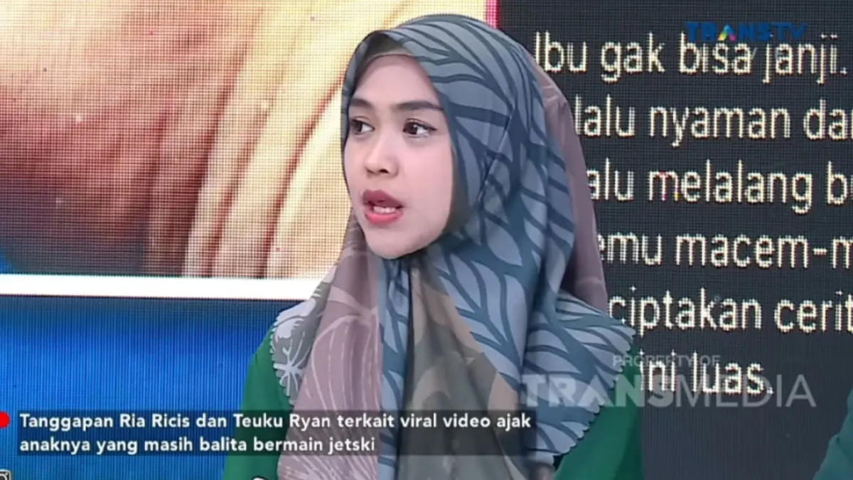 Akui Salah, Setelah Gempuran Kritikan Bawa Anak Main Jetski, Ria Ricis: Maaf, Jangan Ditiru