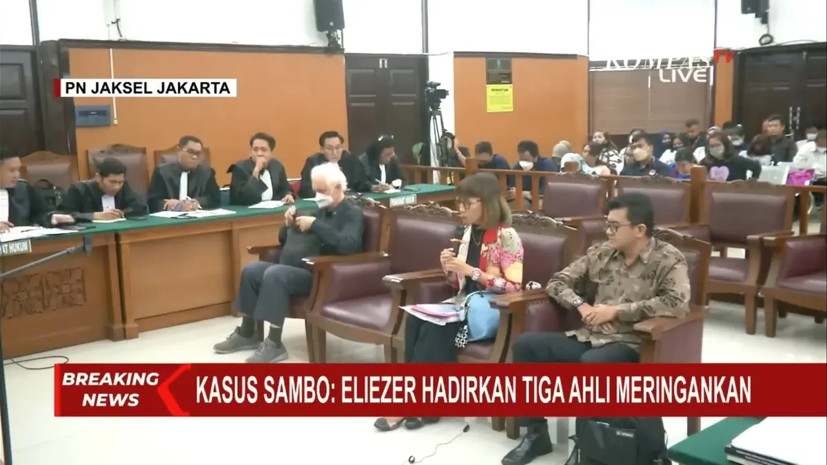 Saksi Ahli Psikologi Liza Marielly Djaprie, Berikan Kesaksian Atas Bharada E
