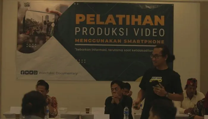 Tangkal Hoaks, Watchdoc Gelar Pelatihan Video