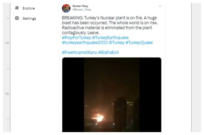 Viral! Beredar Video yang Menunjukan Pabrik Nuklir di Turki Terbakar
