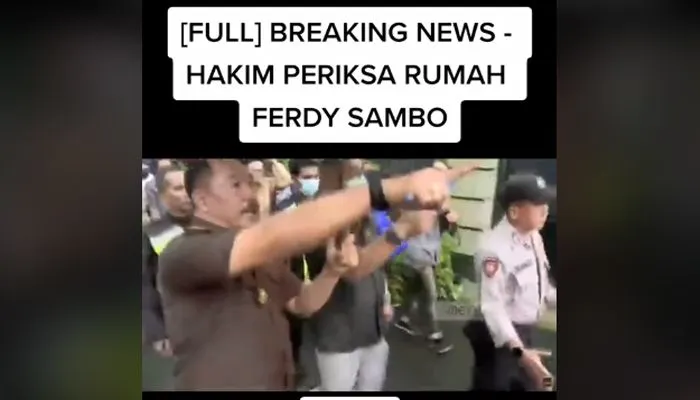 Kerennya Aksi Jaksa Sugeng Hariadi Dampingi Hakim Kunjungi TKP Pembunuhan Brigadir J, Netizen: Idola Ibu-ibu