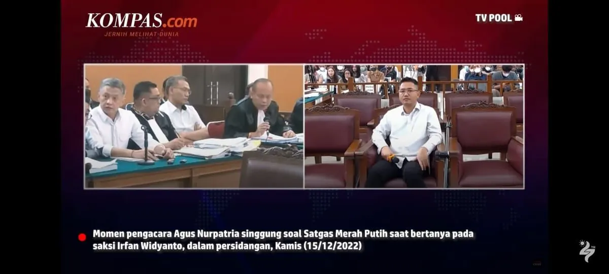 Panas! Debat Jaksa dengan Penasihat Hukum Agus Nurpatria Terkait Satgas Merah Putih Irfan Widyanto