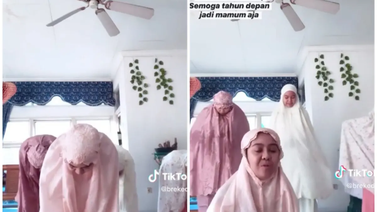 Viral Video Wanita Menjadi Imam Dinilai Mempermainkan Bacaan Sholat, Ternyata Ini yang Terjadi!