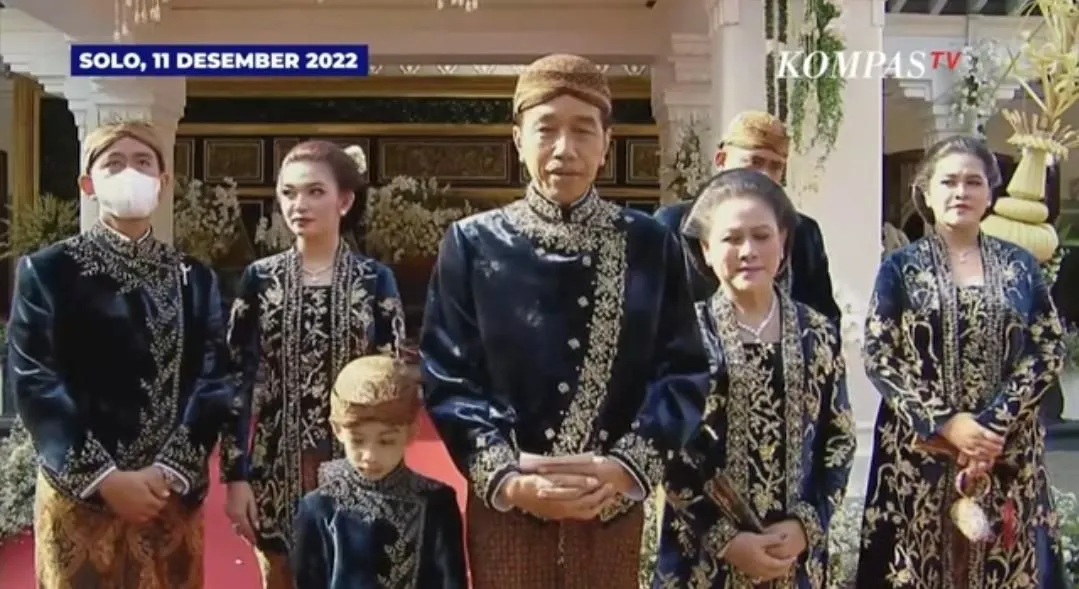 Kenalkan Budaya pada Upacara Ngunduh Mantu Kaesang dan Erina, Jokowi Ajak Masyarakat Cinta Budaya Indonesia