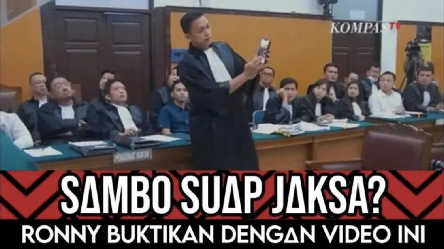 CEK FAKTA:Ferdy Sambo Suap Jaksa Jadi Tuntutan Tak Maksimal, Apakah Ronny Talapessy Buktikan dengan Video Ini?