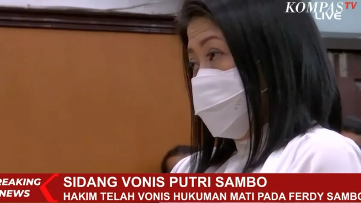 Putri Candrawati Divonis 20 Tahun Penjara Lebih Berat Dari Tuntutan Jaksa, Penonton Ramai Bersorak Gembira.(Tangkap Layar YouTube KOMPASTV)