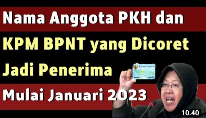 Mohon Maaf! Anggota PKH-BPNT dengan Ciri Ini Akan Dicoret Kepesertaannya Mulai Januari 2023, Kamu Termasuk?