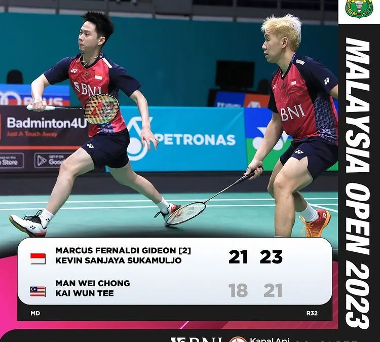 Rekap Malaysia Open 2023 Hari Kedua : 5 Wakil Indonesia Berhasil Melaju Babak 16 Besar