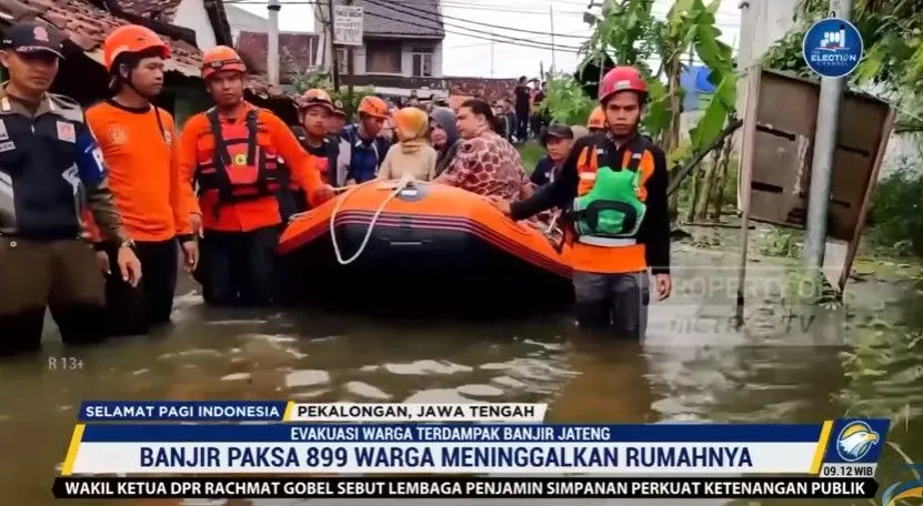 Diterjang Banjir Bandang, Ratusan Orang di Jawa Tengah Ini Terpaksa Mengungsi ke Tempat Aman!