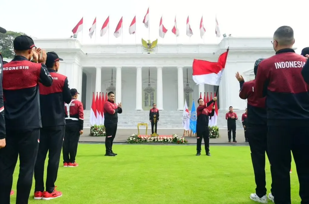 Kontingen Indonesia berhasil meraih target emas Sea Games dari Presiden Jokowi