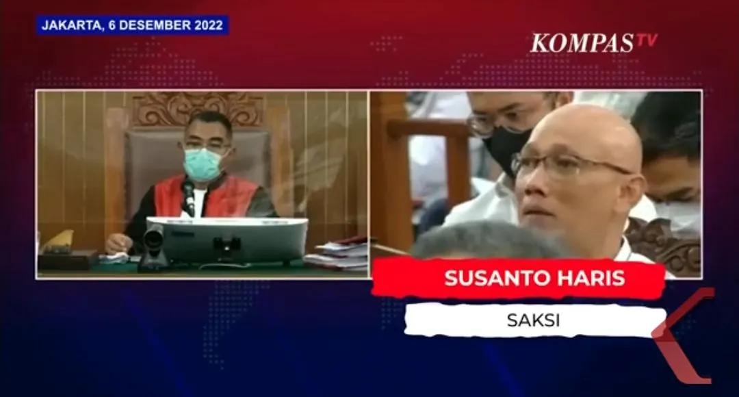 Kecewa dengan Ulah Ferdy Sambo, Susanto Haris Menangis di Persidangan: Jenderal Kok Tega