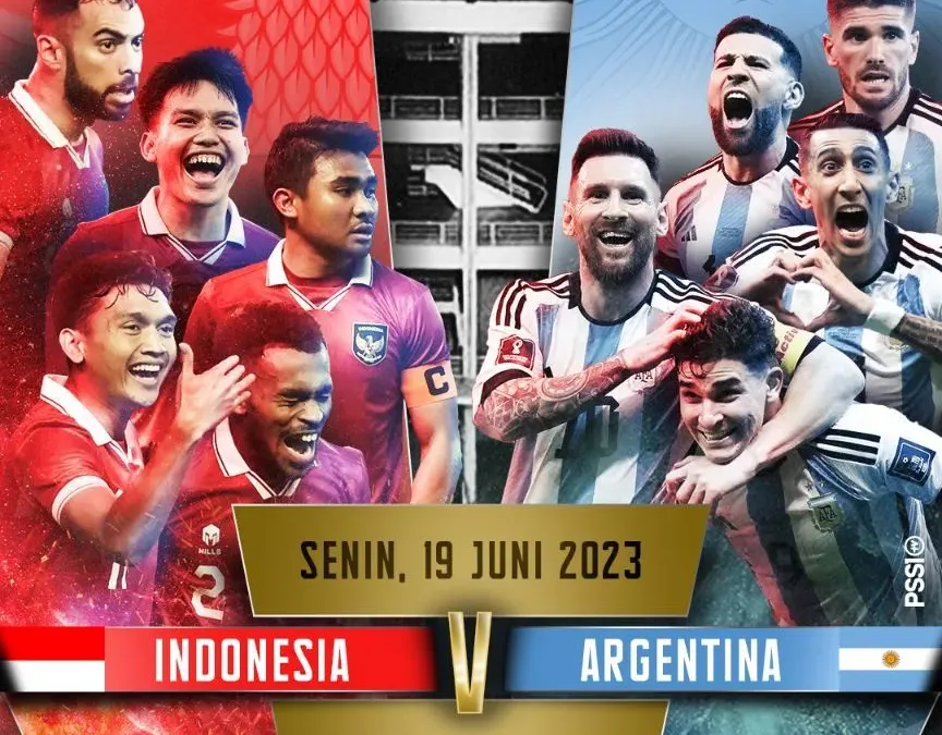 Laga FIFA Matchday 2023 Indonesia vs Argentina