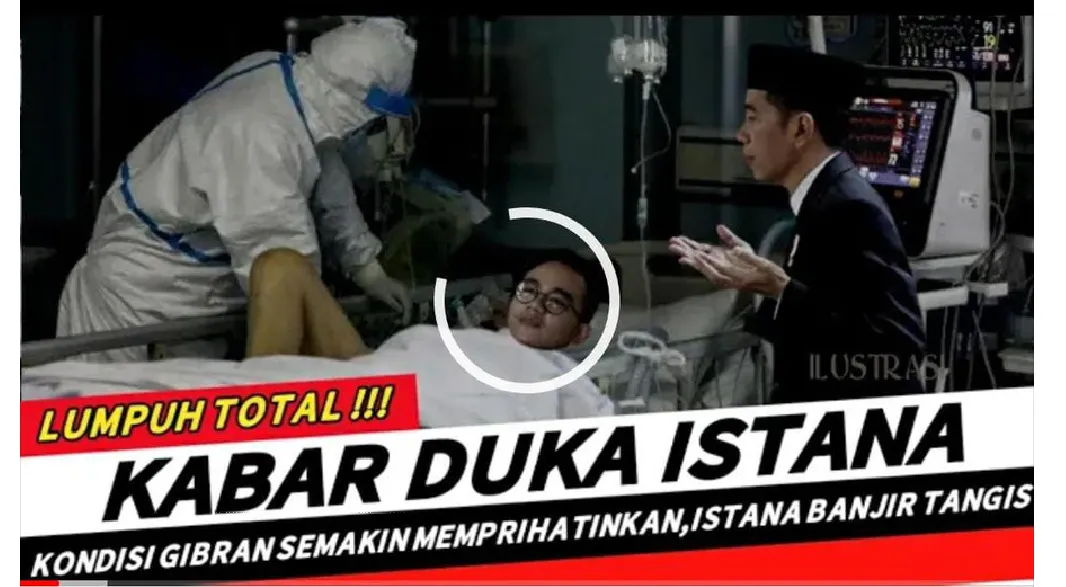 CEK FAKTA: Lumpuh Total, Kondisi Gibran Semakin Memprihatinkan hingga Istana Banjir Tangis, Benarkah?