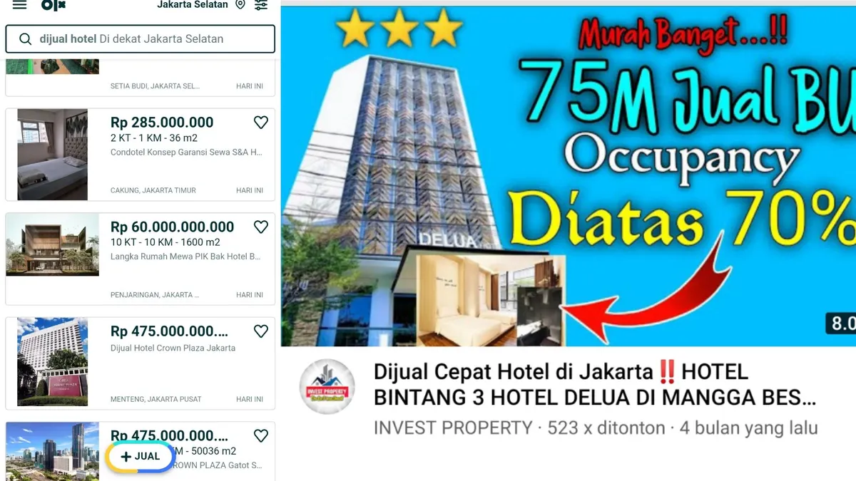 Benarkah Fenomena Hotel-hotel Mewah Dijual di Situs Jual Beli? Simak Faktanya di Sini!