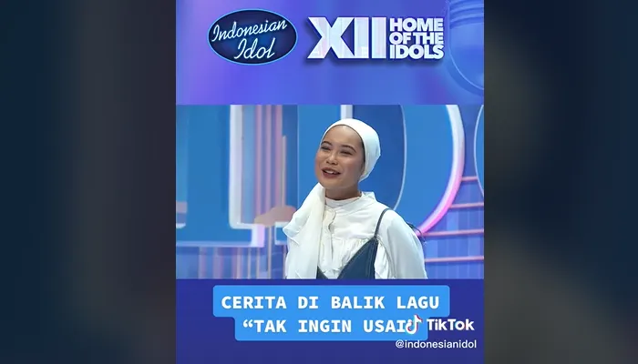 Salah satu kontestan calon Indonesian Idol XII '2023', Putri berhasil membawakan lagu &quot;Tak Ingin Usai&quot; yang dipopulerkan oleh Keisya.