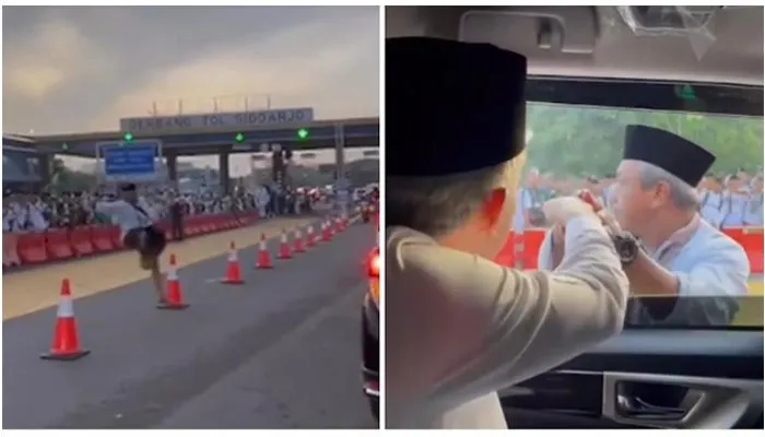 Momen Ganjar Pranowo Hadiri Acara Seabad NU, Seorang Lelaki Nekat Lompati Pembatas dan Lakukan Hal Ini