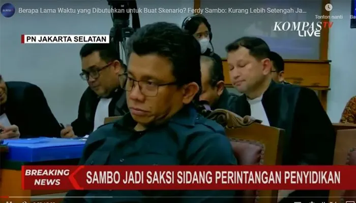 Ferdy Sambo gelagapan jawab pertanyaan hakim persidangan
