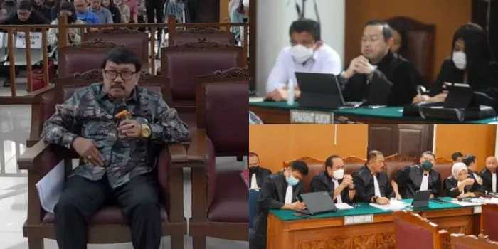 Satu ruangan dibuat riuh oleh pertanyaan jaksa kepada saksi ahli pidana, Said Karim  saat persidangan Ferdy Sambo kemarin