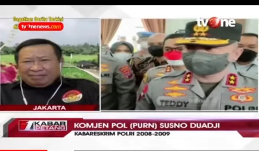 Irjen Teddy Minahasa Jadi Kapolda Jatim, Susno Duadji Curiga Apakah karena Punya Finansial Lebih?